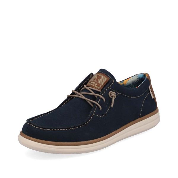 Rieker EVOLUTION Men's shoes | Style U0602 Casual Lace-up - Blue | Free Delivery