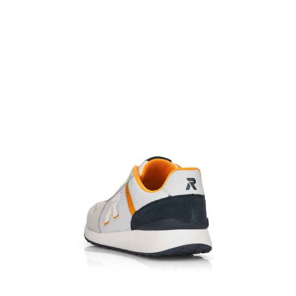 Rieker EVOLUTION Men's shoes | Style 07601 Athletic Lace-up - Grey | Free Delivery