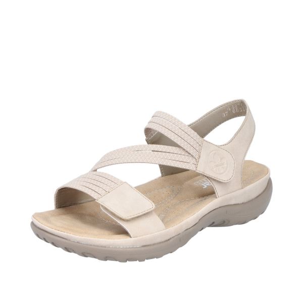 Rieker Women's sandals | Style 64870 Athletic Sandal - Beige | Free Delivery