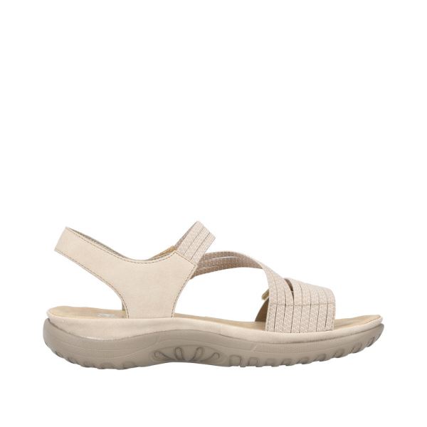Rieker Women's sandals | Style 64870 Athletic Sandal - Beige | Free Delivery