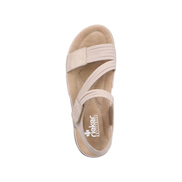 Rieker Women's sandals | Style 64870 Athletic Sandal - Beige | Free Delivery