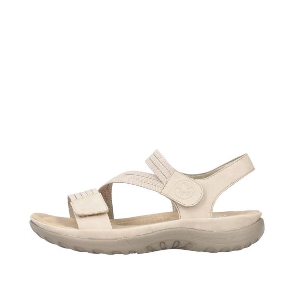 Rieker Women's sandals | Style 64870 Athletic Sandal - Beige | Free Delivery