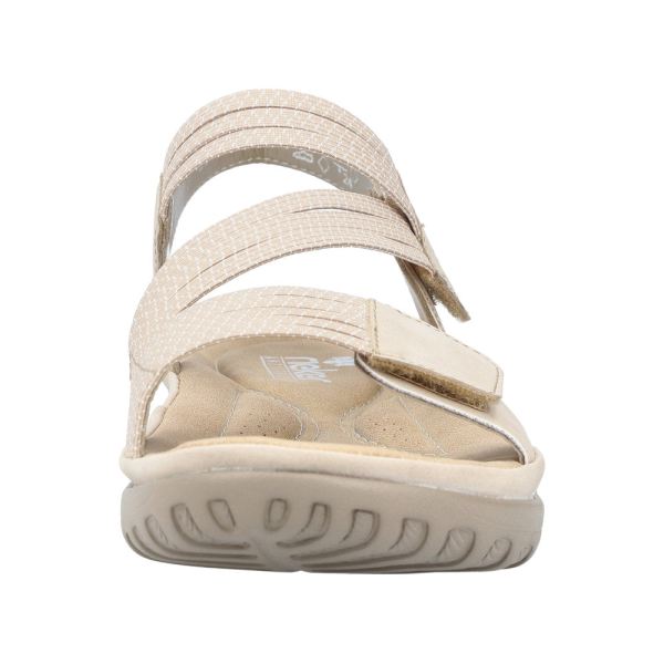 Rieker Women's sandals | Style 64870 Athletic Sandal - Beige | Free Delivery