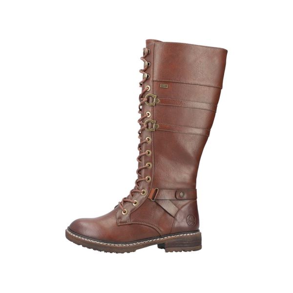 Rieker Synthetic Material Women's' Tall Boots| 94732-14 Tall Boots - Brown | Free Delivery
