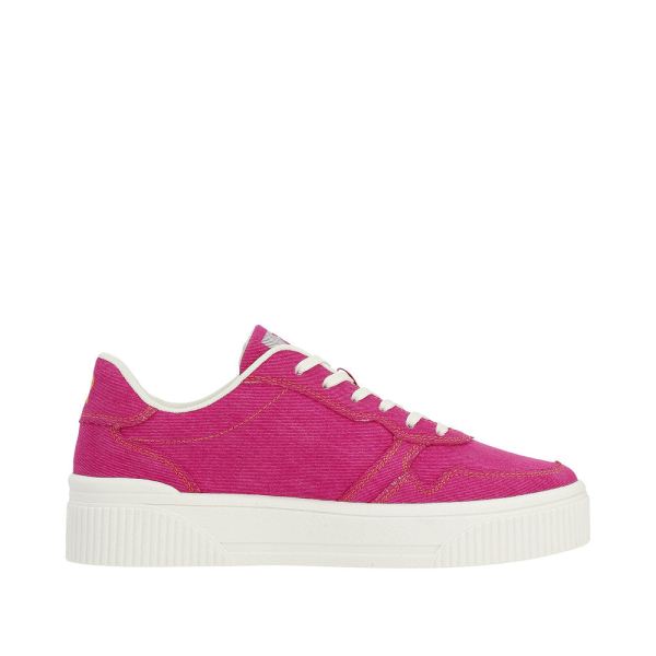 Rieker EVOLUTION Women's shoes | Style W0706 Athletic Lace-up - Pink | Free Delivery