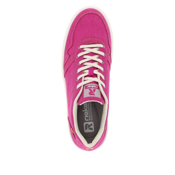 Rieker EVOLUTION Women's shoes | Style W0706 Athletic Lace-up - Pink | Free Delivery