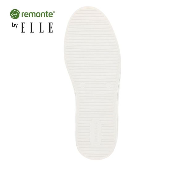 Remonte Women's shoes | Style D1C01 Athletic Lace-up with zip - White Combination | Free Delivery