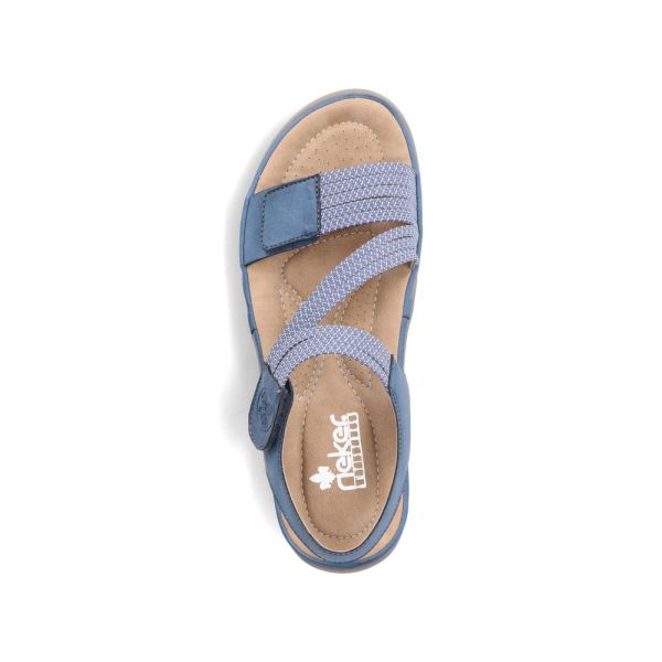 Rieker Women's sandals | Style 64870 Athletic Sandal - Blue | Free Delivery