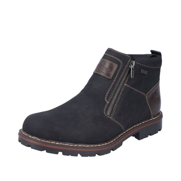 Rieker Synthetic Material Men's Boots| 37770 Ankle Boots - Black | Free Delivery