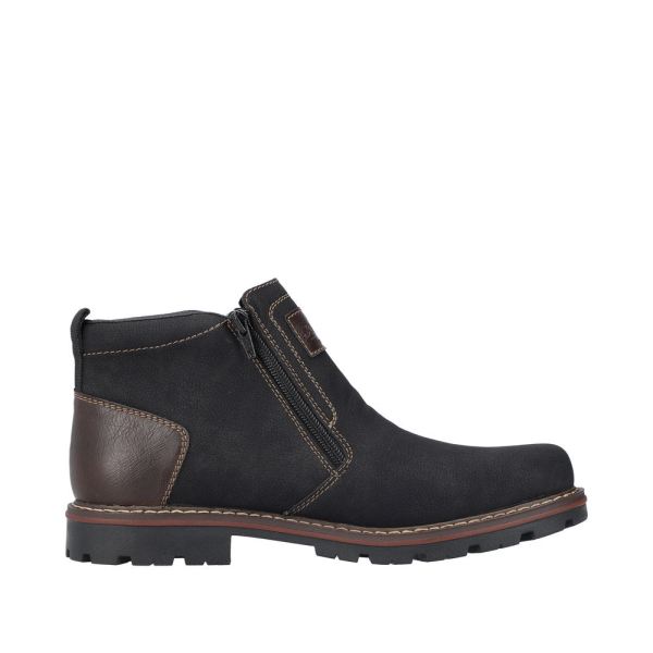 Rieker Synthetic Material Men's Boots| 37770 Ankle Boots - Black | Free Delivery