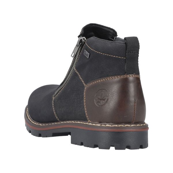 Rieker Synthetic Material Men's Boots| 37770 Ankle Boots - Black | Free Delivery