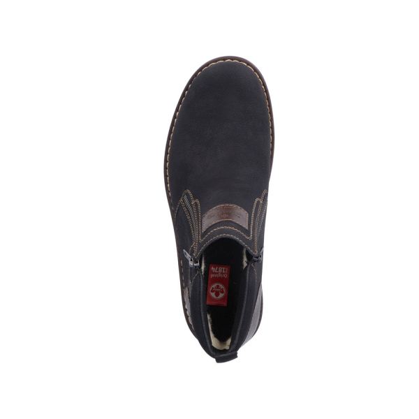 Rieker Synthetic Material Men's Boots| 37770 Ankle Boots - Black | Free Delivery