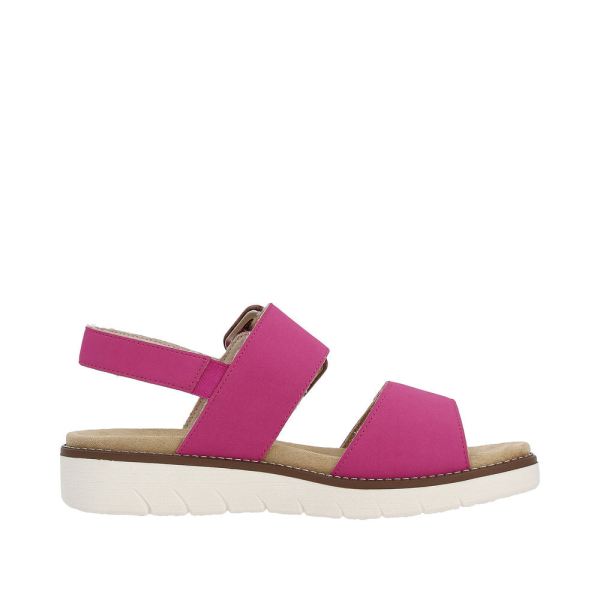 Remonte Women's sandals | Style D2067 Casual Sandal - Pink | Free Delivery