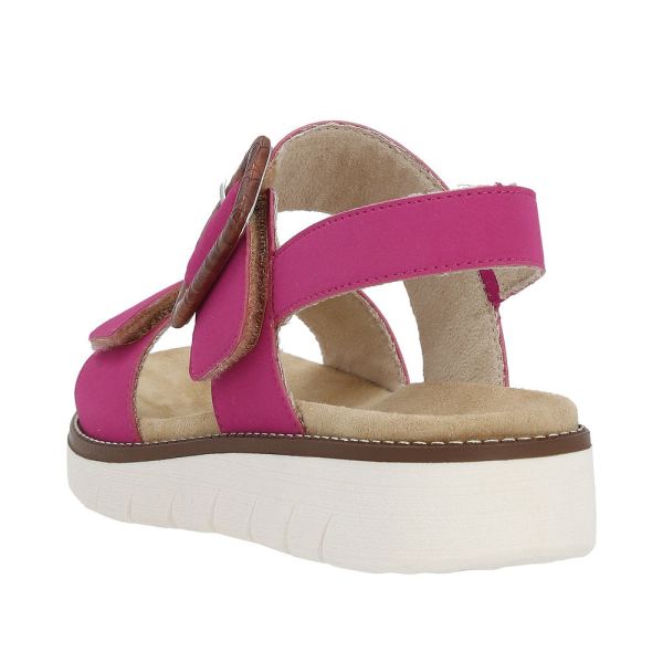 Remonte Women's sandals | Style D2067 Casual Sandal - Pink | Free Delivery