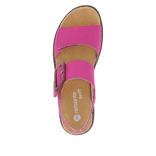 Remonte Women's sandals | Style D2067 Casual Sandal - Pink | Free Delivery