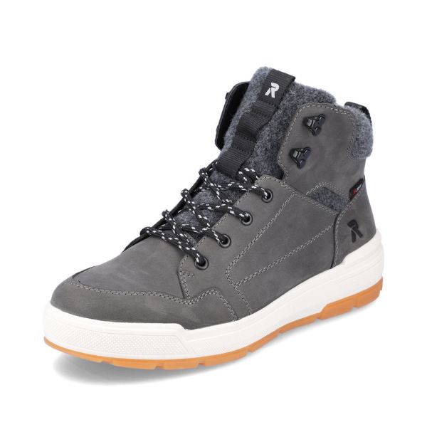 Rieker EVOLUTION Suede leather Men's boots| U0070 Ankle Boots - Grey | Free Delivery