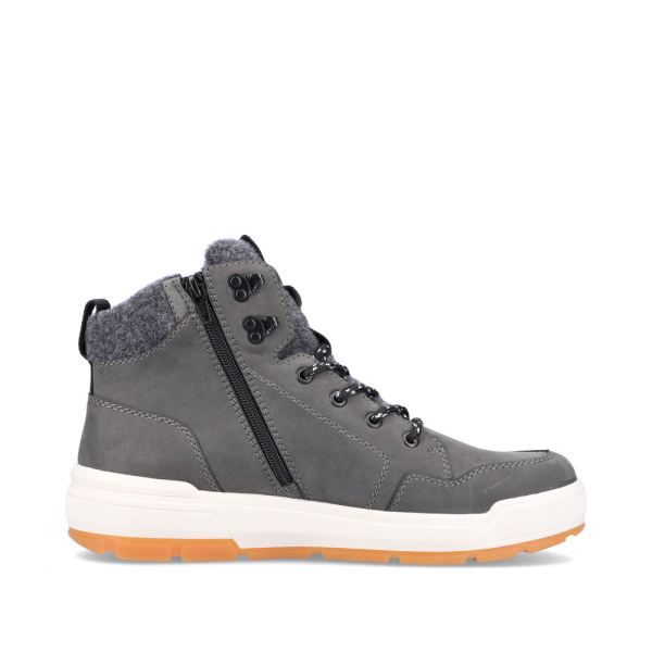 Rieker EVOLUTION Suede leather Men's boots| U0070 Ankle Boots - Grey | Free Delivery