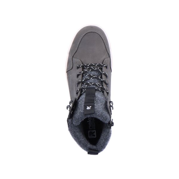 Rieker EVOLUTION Suede leather Men's boots| U0070 Ankle Boots - Grey | Free Delivery