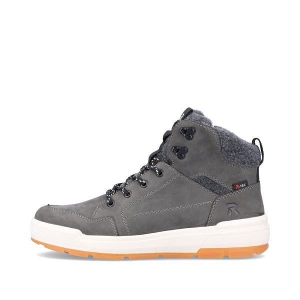 Rieker EVOLUTION Suede leather Men's boots| U0070 Ankle Boots - Grey | Free Delivery