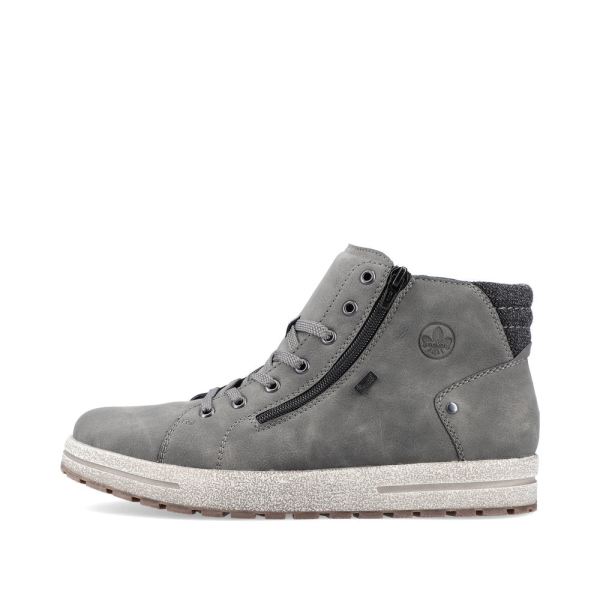 Rieker Synthetic leather Men's boots| 30721 Ankle Boots - Grey | Free Delivery