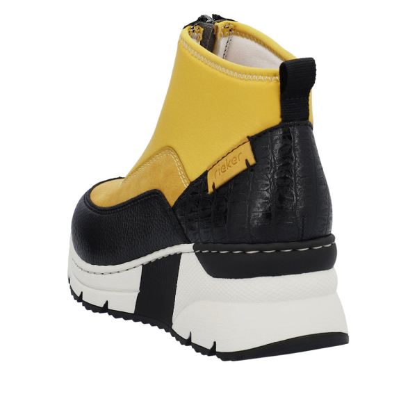 Rieker Synthetic Material Women's short boots | N6352 Ankle Boots - Blue | Free Delivery