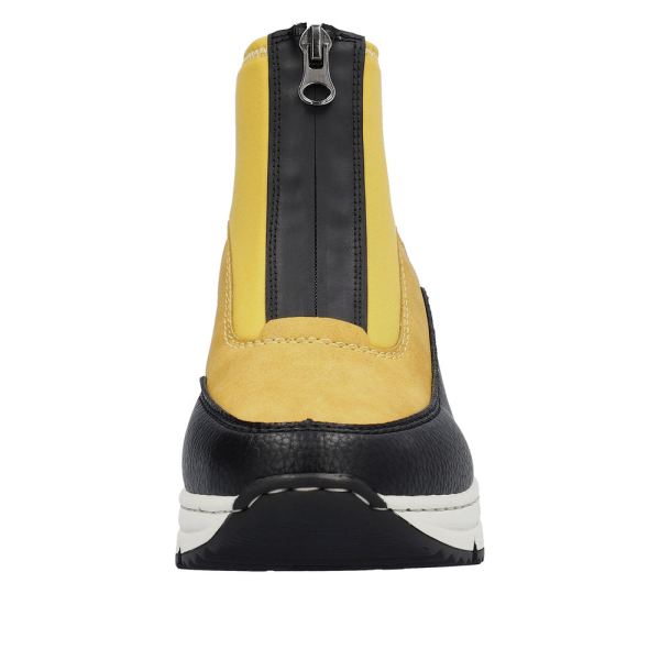 Rieker Synthetic Material Women's short boots | N6352 Ankle Boots - Blue | Free Delivery