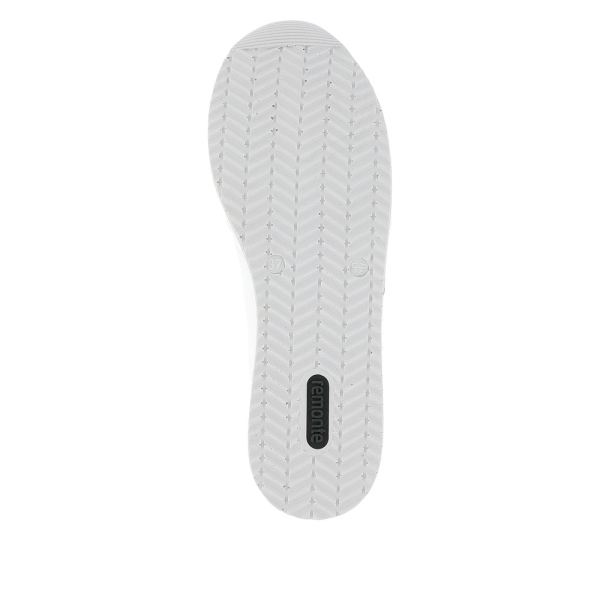 Remonte Women's shoes | Style D1318 Athletic Lace-up with zip - White | Free Delivery