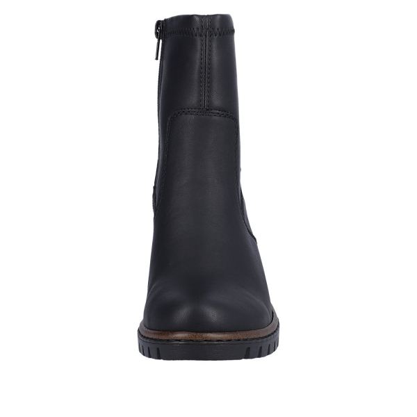 Rieker Synthetic Material Women's short boots| Y2558 Ankle Boots - Black | Free Delivery