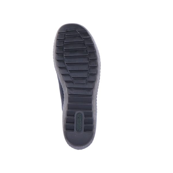 Remonte Women's shoes | Style R1402 Casual Lace-up with zip - Black Combination | Free Delivery
