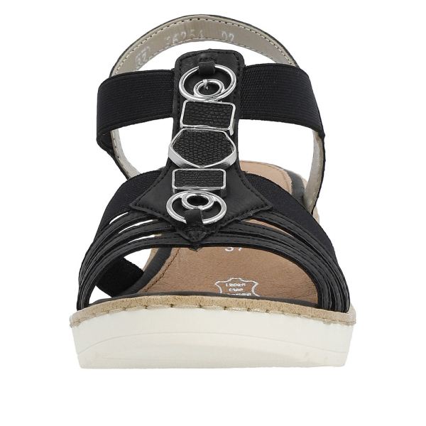 Remonte Women's sandals | Style R6264 Dress Sandal - Black | Free Delivery