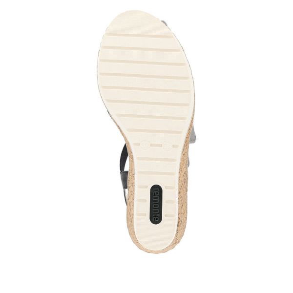 Remonte Women's sandals | Style R6264 Dress Sandal - Black | Free Delivery
