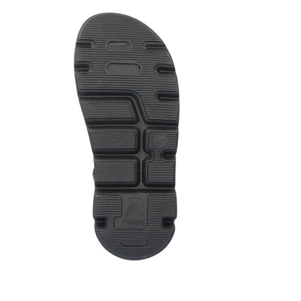 Rieker EVOLUTION Women's sandals | Style V8401 Athletic Trekking - Black | Free Delivery