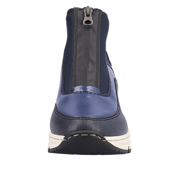 Rieker Synthetic Material Women's short boots | N6352 Ankle Boots - Beige Combination | Free Delivery