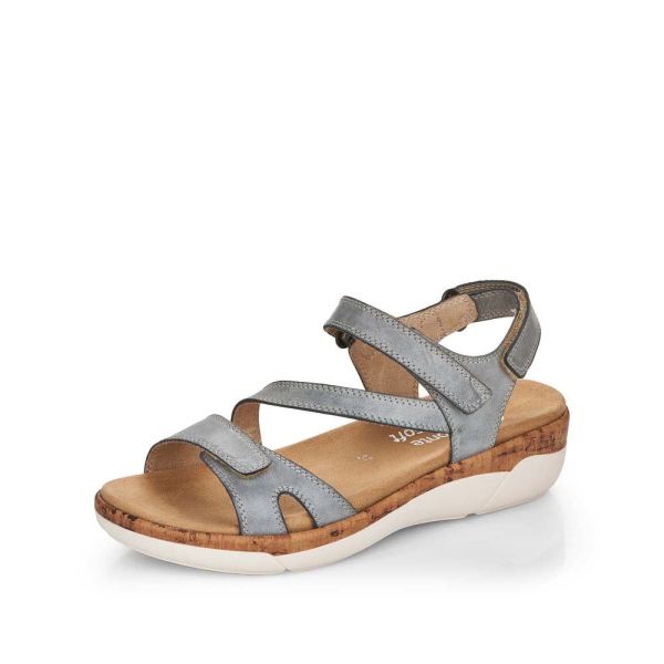 Remonte Women's sandals | Style R6850 Casual Sandal - Blue | Free Delivery