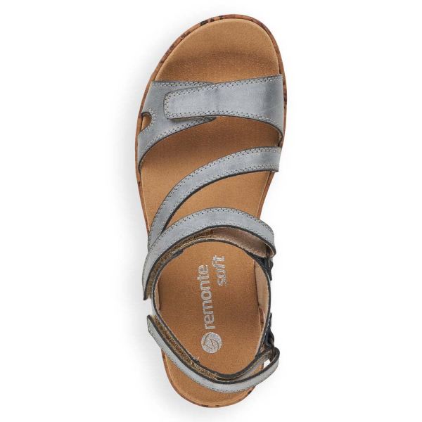 Remonte Women's sandals | Style R6850 Casual Sandal - Blue | Free Delivery