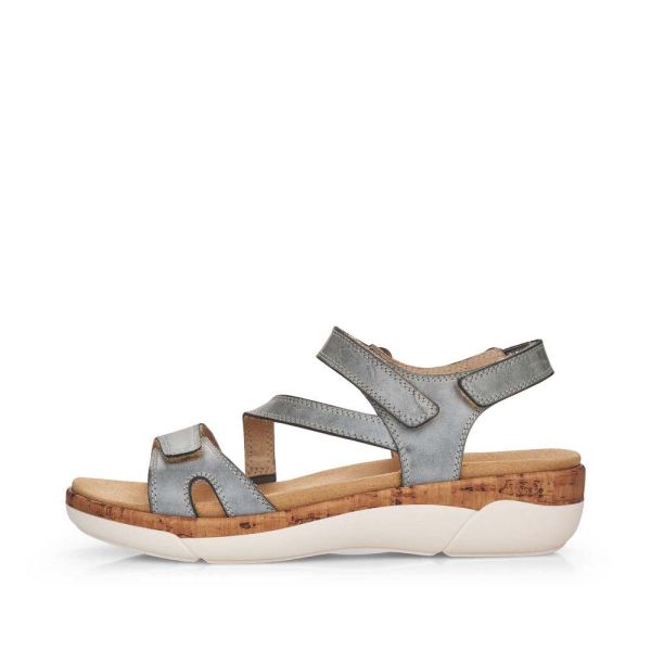 Remonte Women's sandals | Style R6850 Casual Sandal - Blue | Free Delivery
