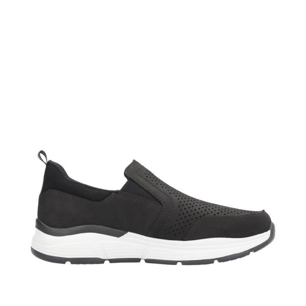 Rieker Men's shoes | Style B5062 Casual Slip-on - Black | Free Delivery