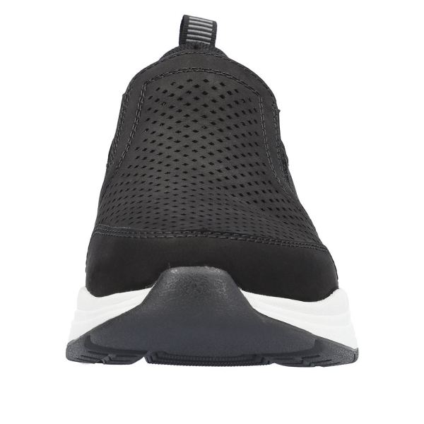 Rieker Men's shoes | Style B5062 Casual Slip-on - Black | Free Delivery