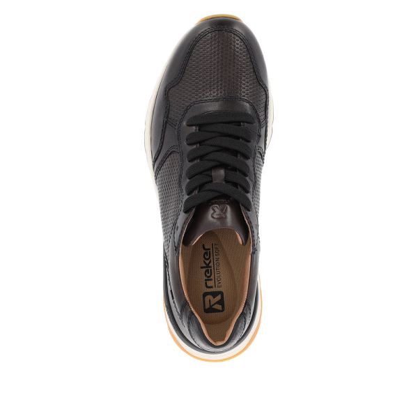 Rieker EVOLUTION Men's shoes | Style U0900 Athletic Lace-up - Black | Free Delivery