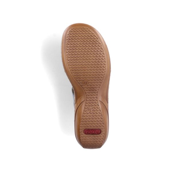 Rieker Women's sandals | Style 60885 Casual Mule - Blue | Free Delivery