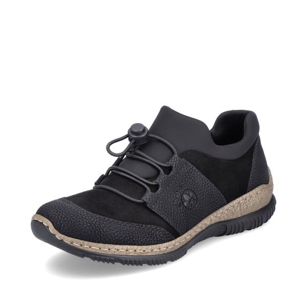 Rieker Textile Women's shoes| N32X8 - Black | Free Delivery