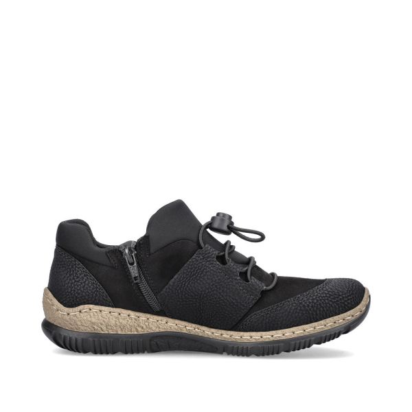 Rieker Textile Women's shoes| N32X8 - Black | Free Delivery