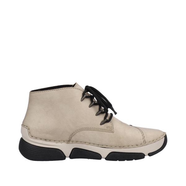 Rieker Synthetic Material Women's short boots| 45902 Ankle Boots - Beige | Free Delivery