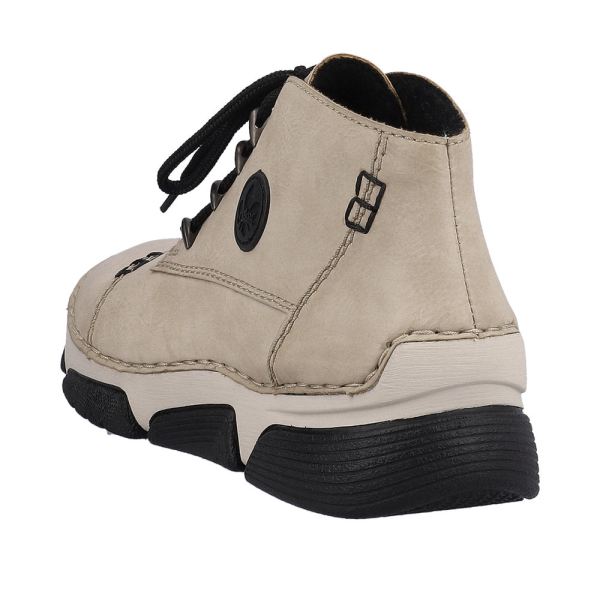 Rieker Synthetic Material Women's short boots| 45902 Ankle Boots - Beige | Free Delivery