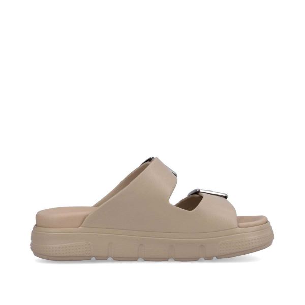 Rieker Women's sandals | Style P2180 Casual Mule - Brown | Free Delivery