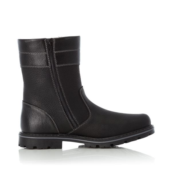 Rieker Leather Men's boots| 37761 Ankle Boots - Black | Free Delivery