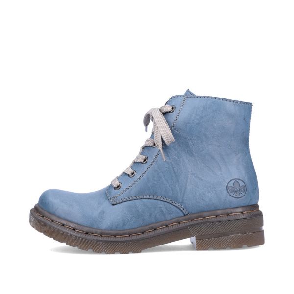 Rieker Synthetic leather Women's short boots | 78240 Ankle Boots - Blue | Free Delivery
