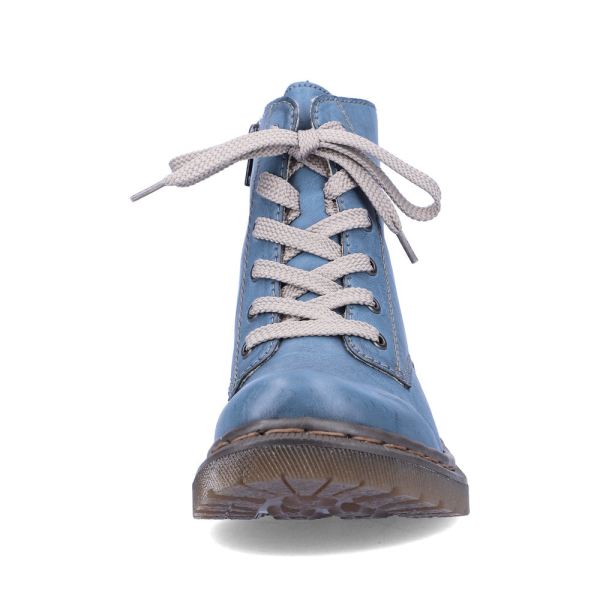 Rieker Synthetic leather Women's short boots | 78240 Ankle Boots - Blue | Free Delivery