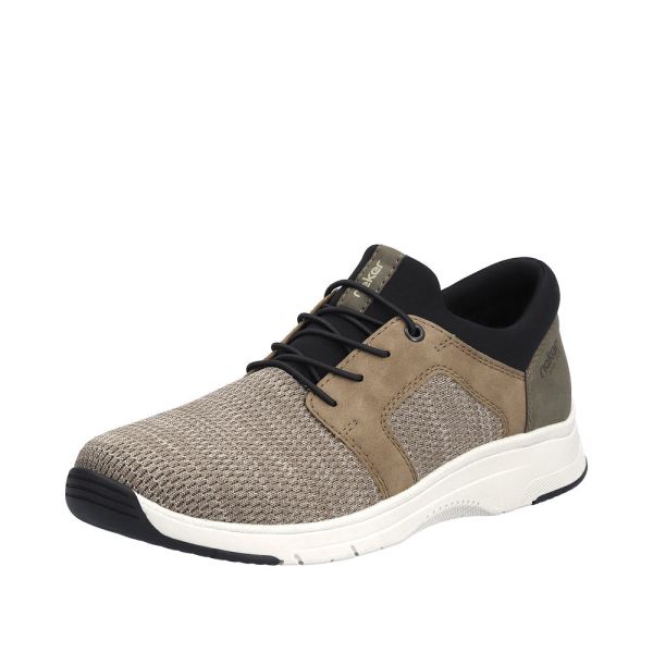 Rieker Men's shoes | Style 19556 Athletic Slip-on - Beige | Free Delivery