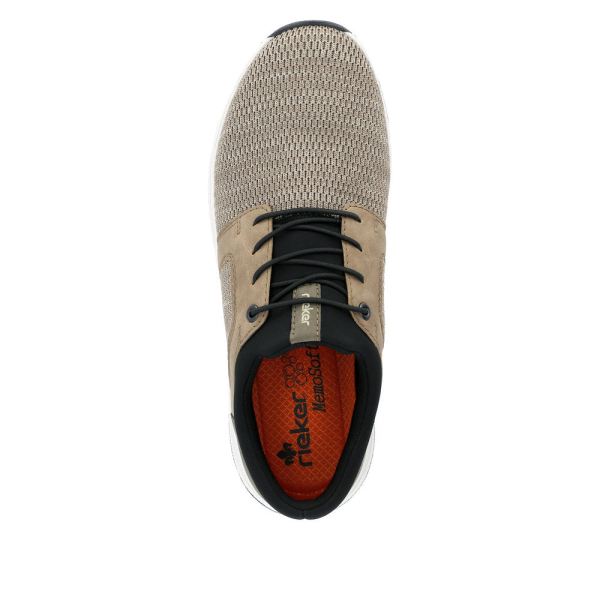 Rieker Men's shoes | Style 19556 Athletic Slip-on - Beige | Free Delivery